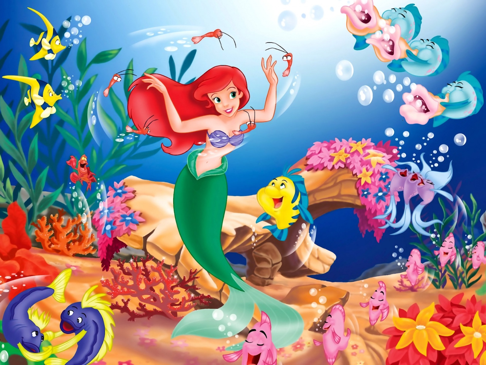 Disney Wallpaper Kids The Little Mermaid 1600x1200