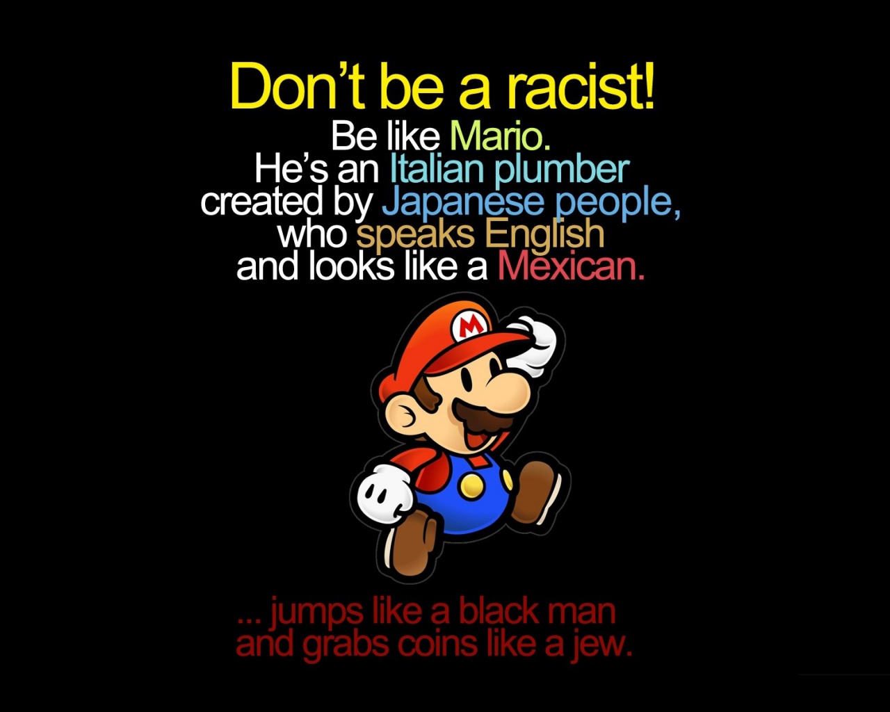 Dont be a racist