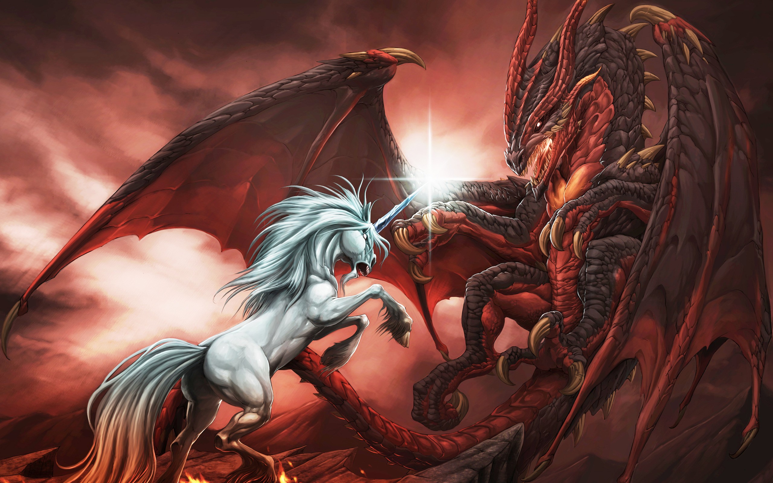 2560x1600 Dragons Fantasy wallpaper