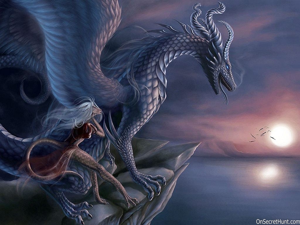 3D Dragon Fantasy Wallpaper