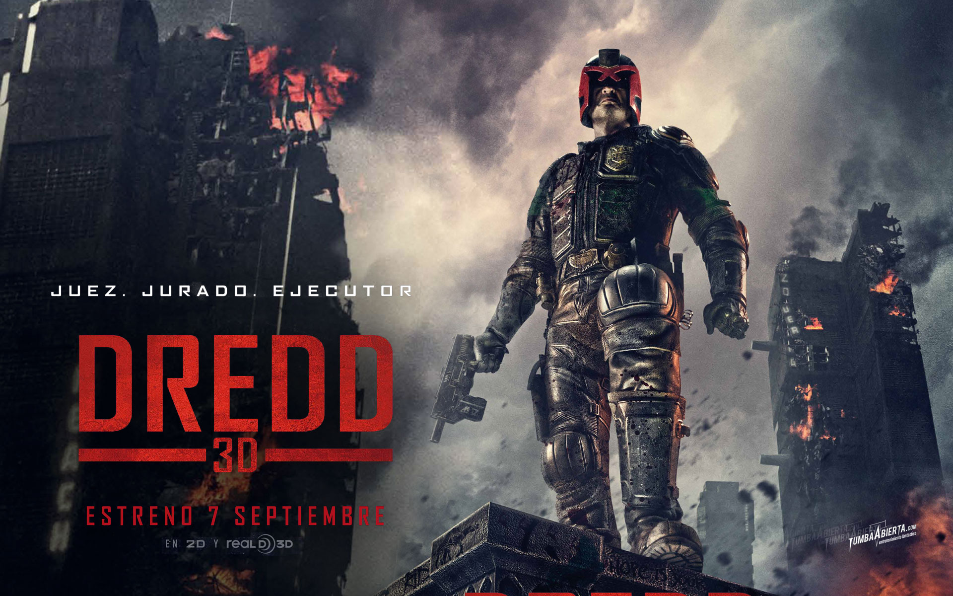 Dredd 3D 2012 Poster