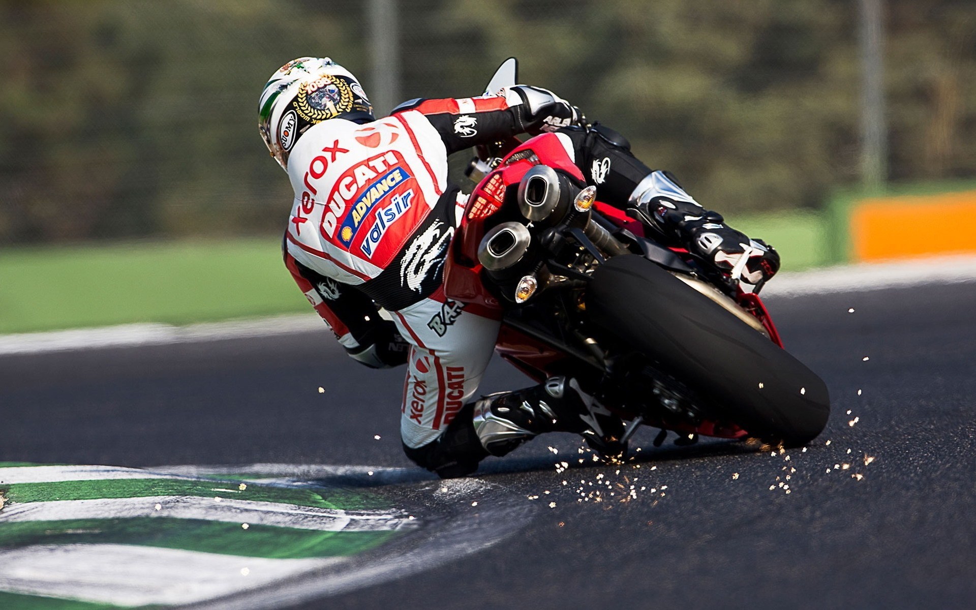 Ducati Motorcycle Track Speed Pilot