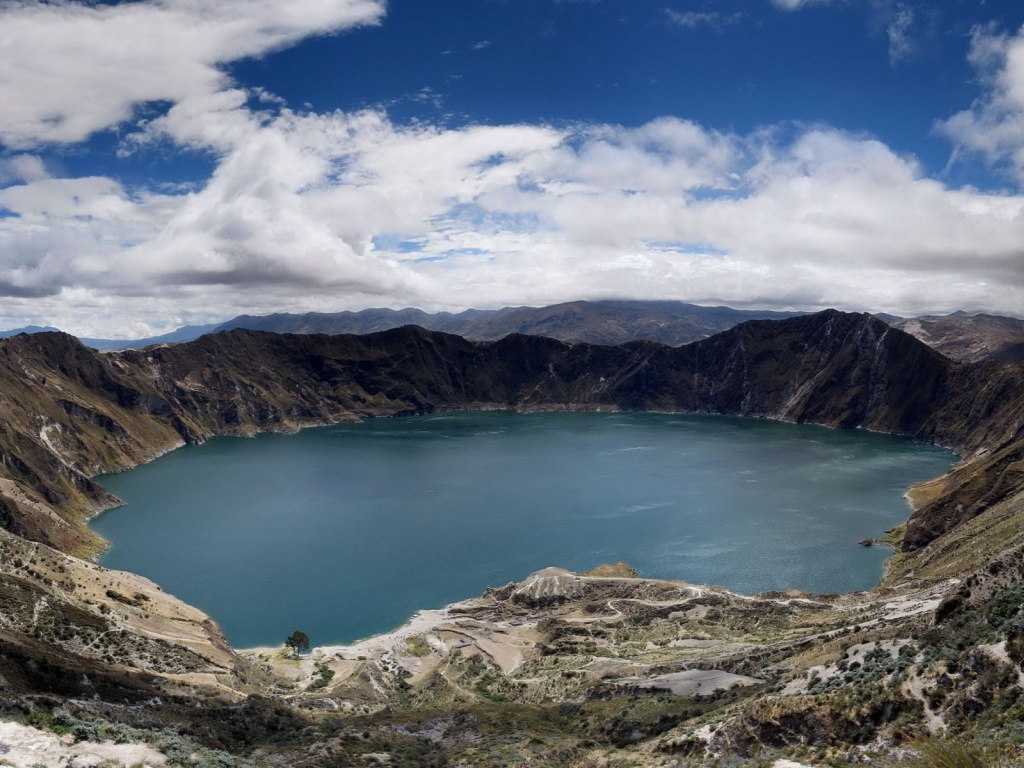 1771 views Panorama Quilotoa Crater Lake Ecuador