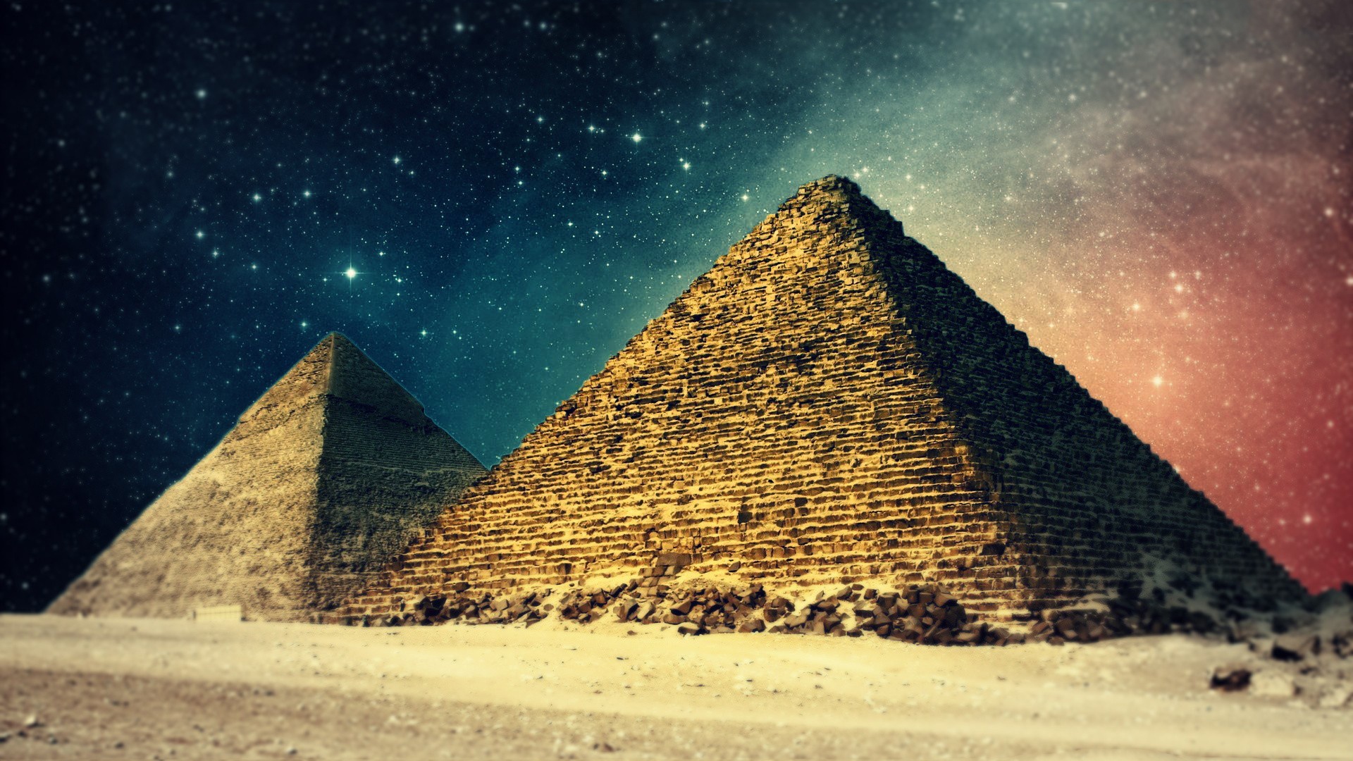 Egypt pyramids art