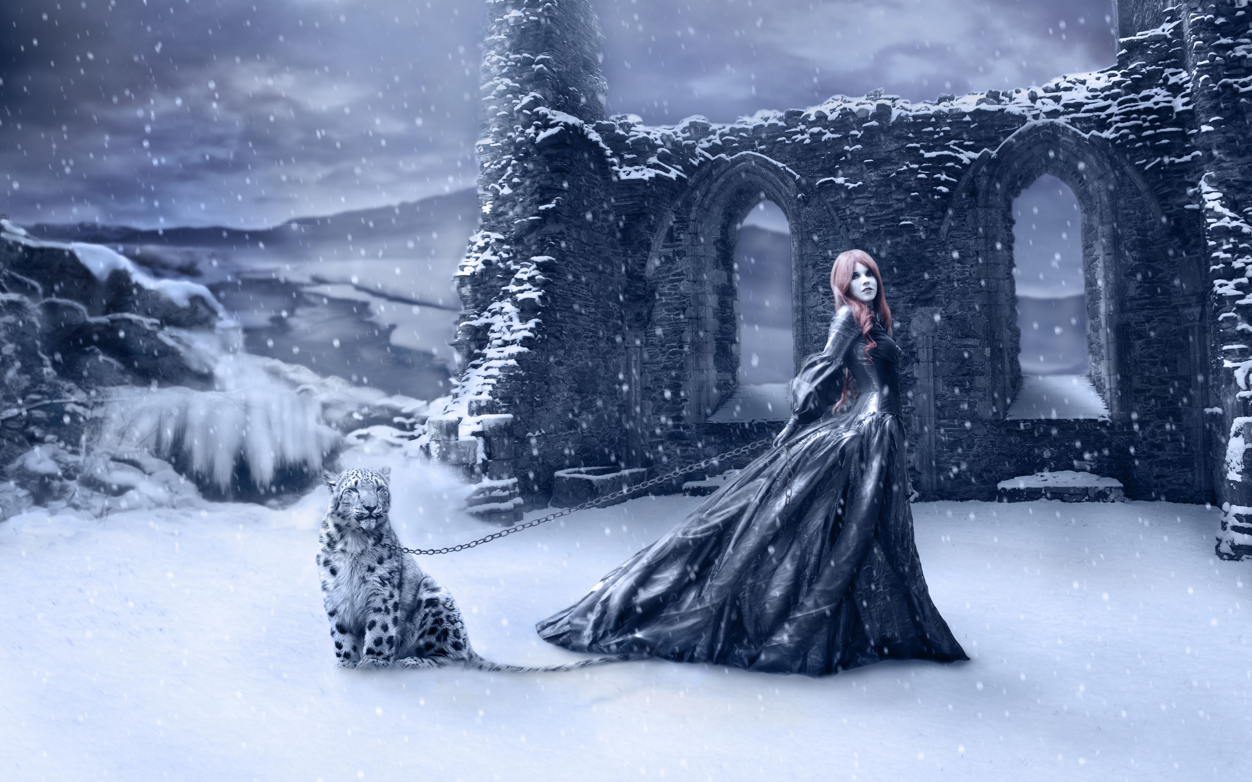 Fantasy snow queen