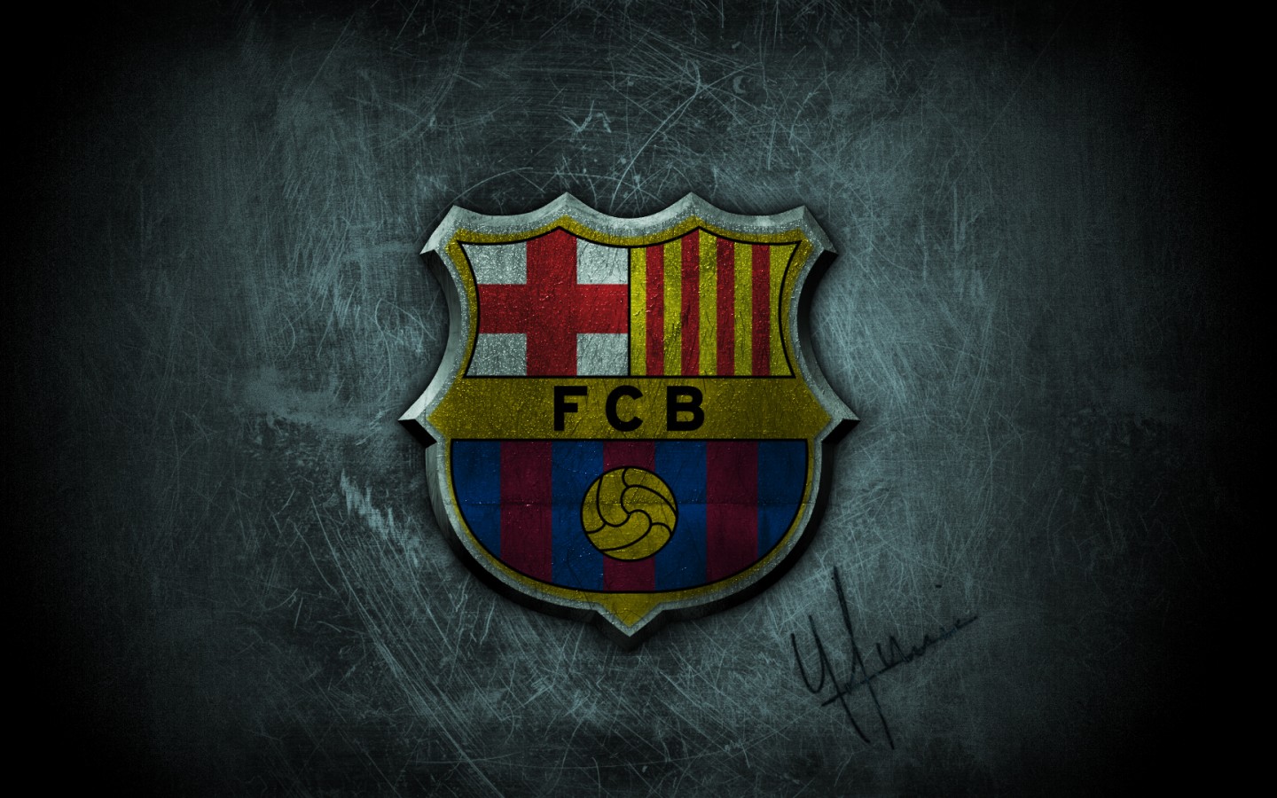 Barcelona Logo 3d Wallpaper (4)