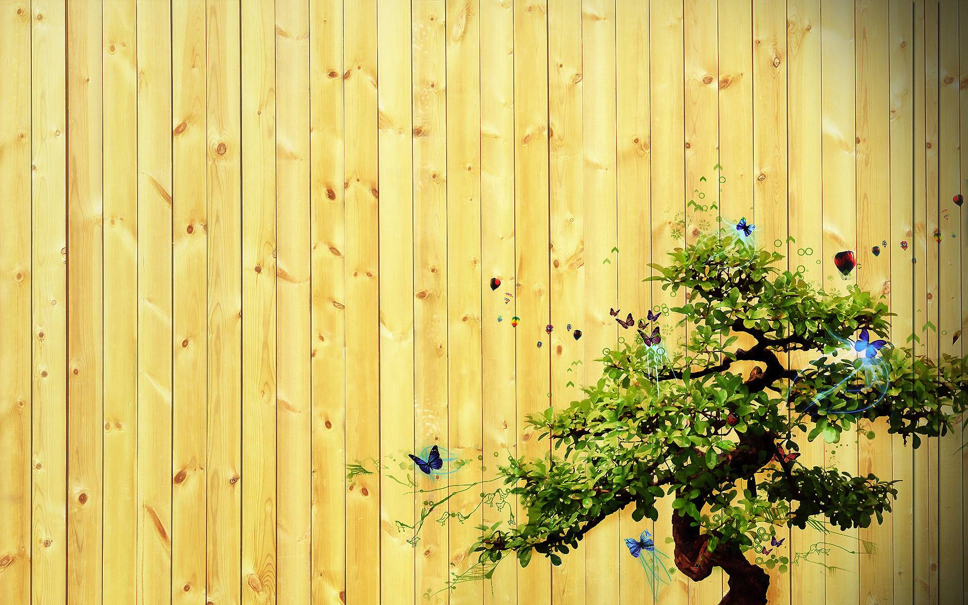 Abstract Fence Bansai