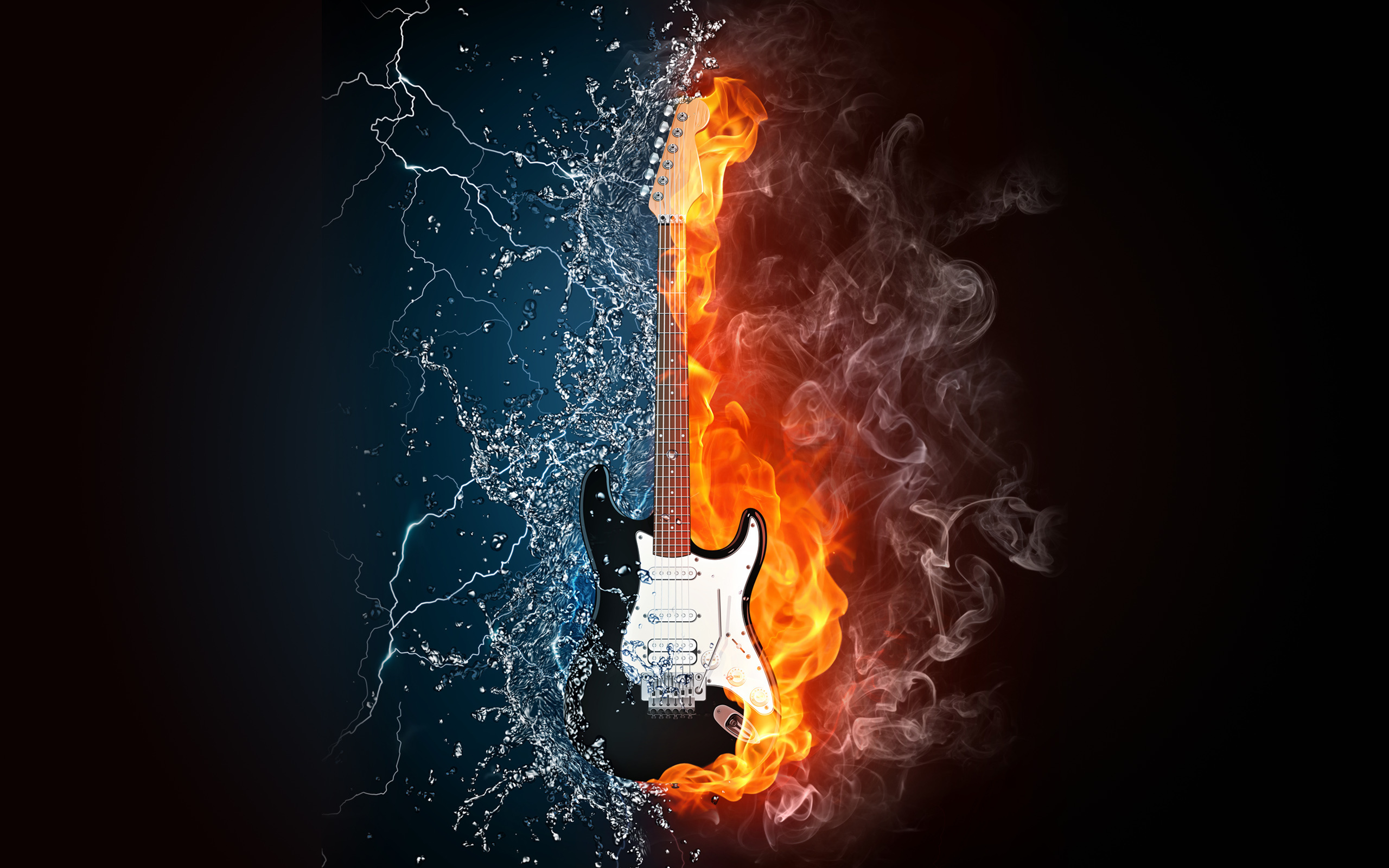 Fire Water Guitar