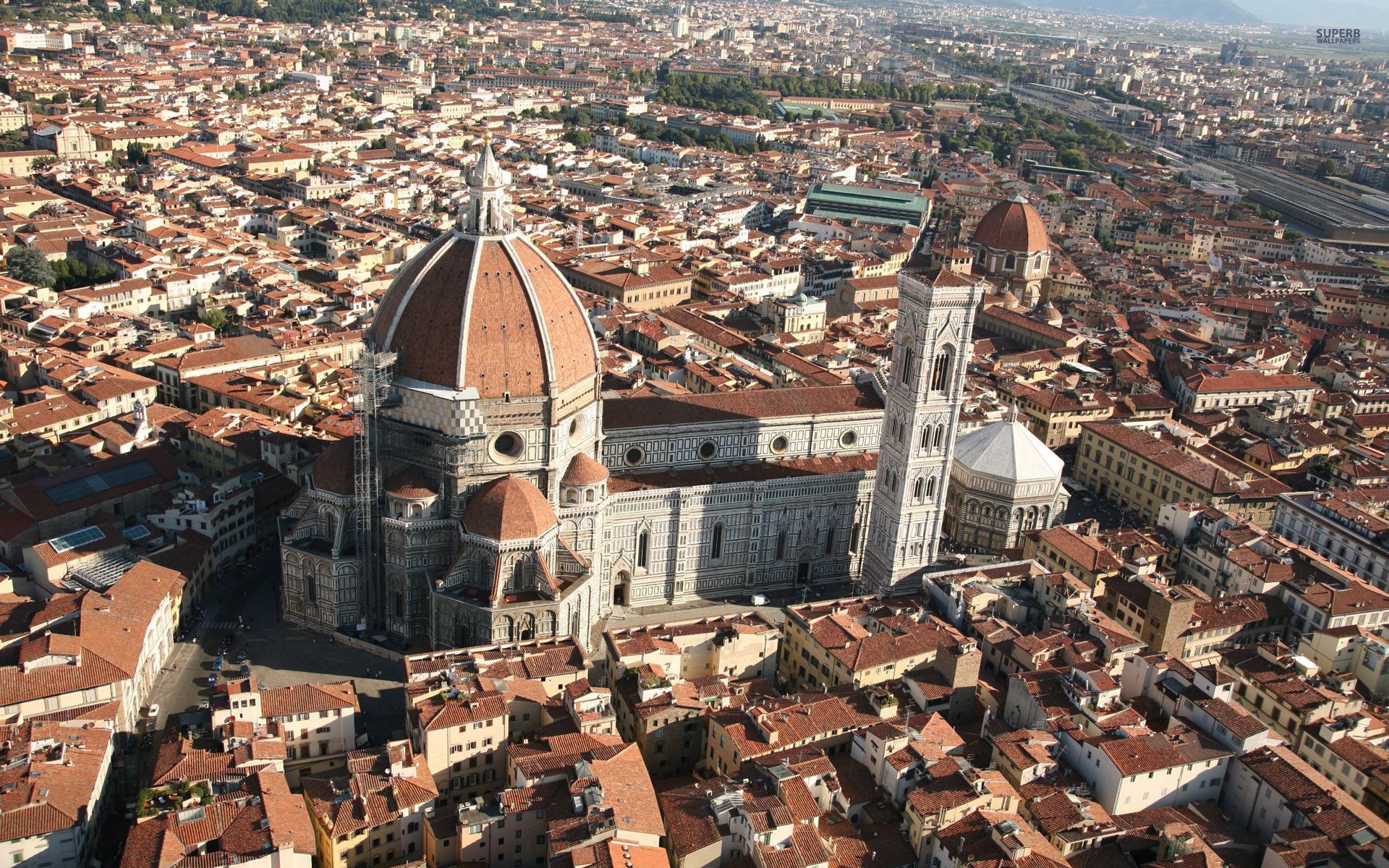 Download Piazza del Duomo, Florence wallpaper