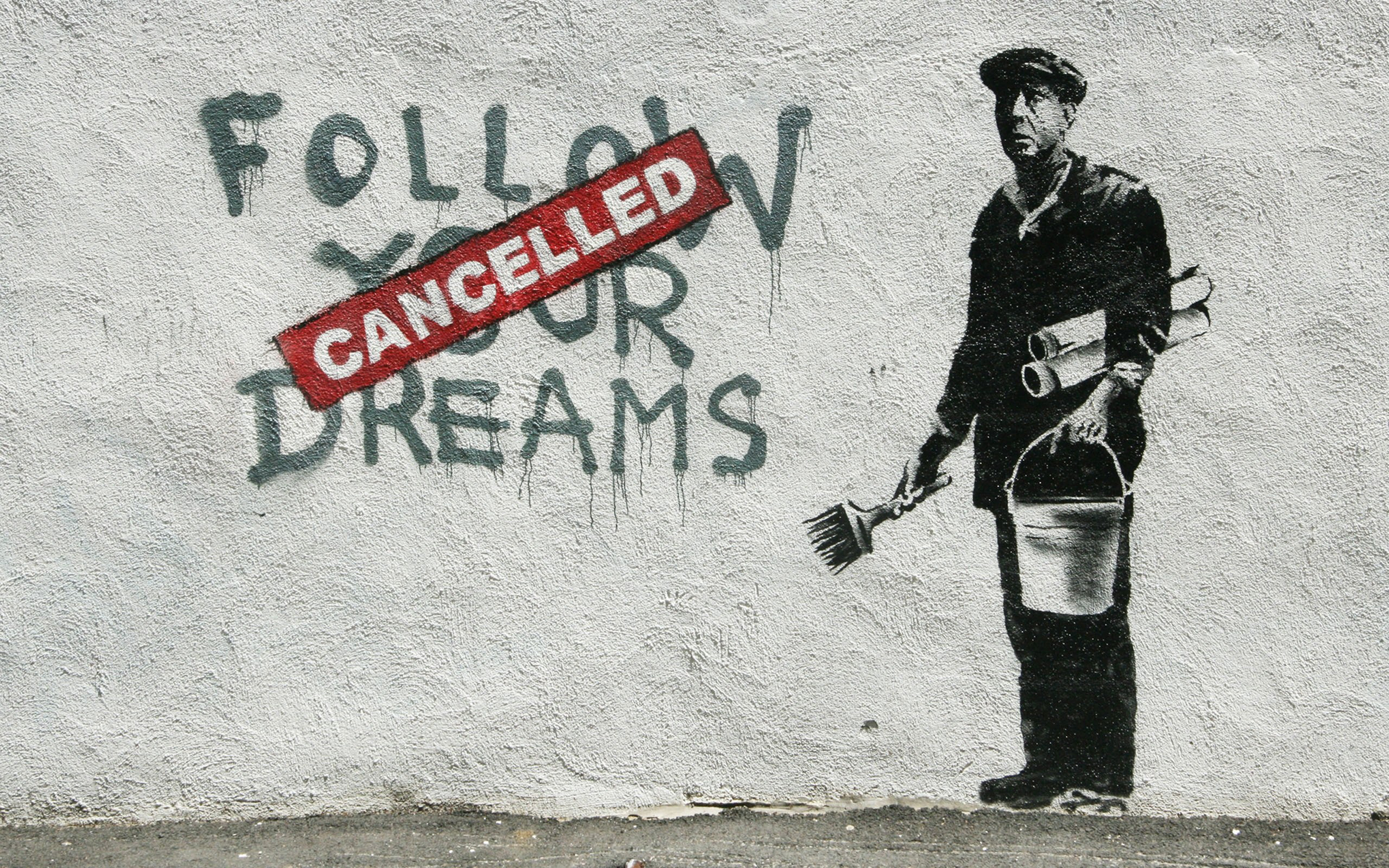 ... Banksy: Follow your dreams by lar888