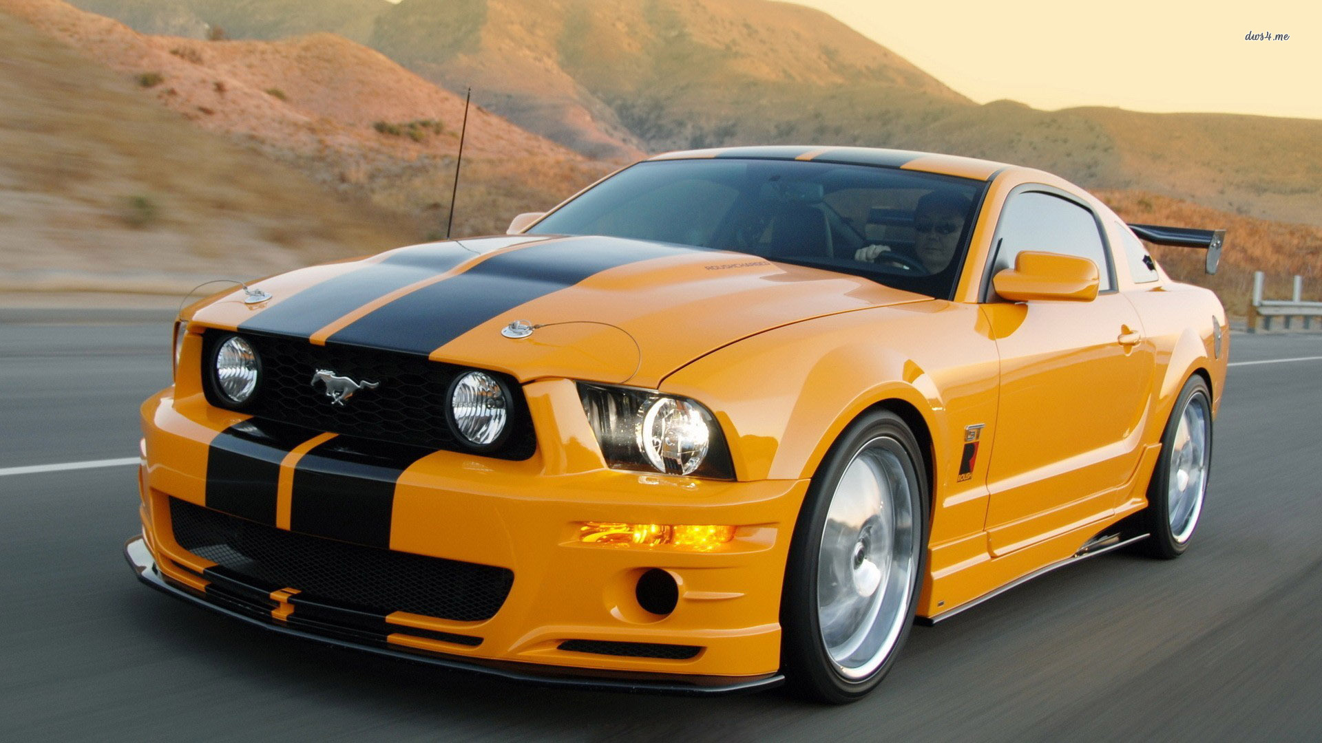 Ford Mustang Gtr Yellow Wallpaper Syera Sites 1920x1080px