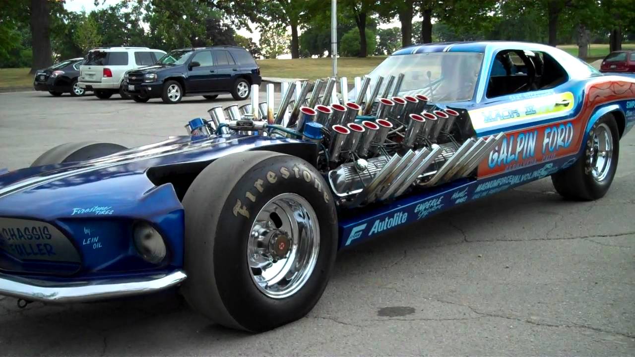 Mach 4 Mustang Dragster