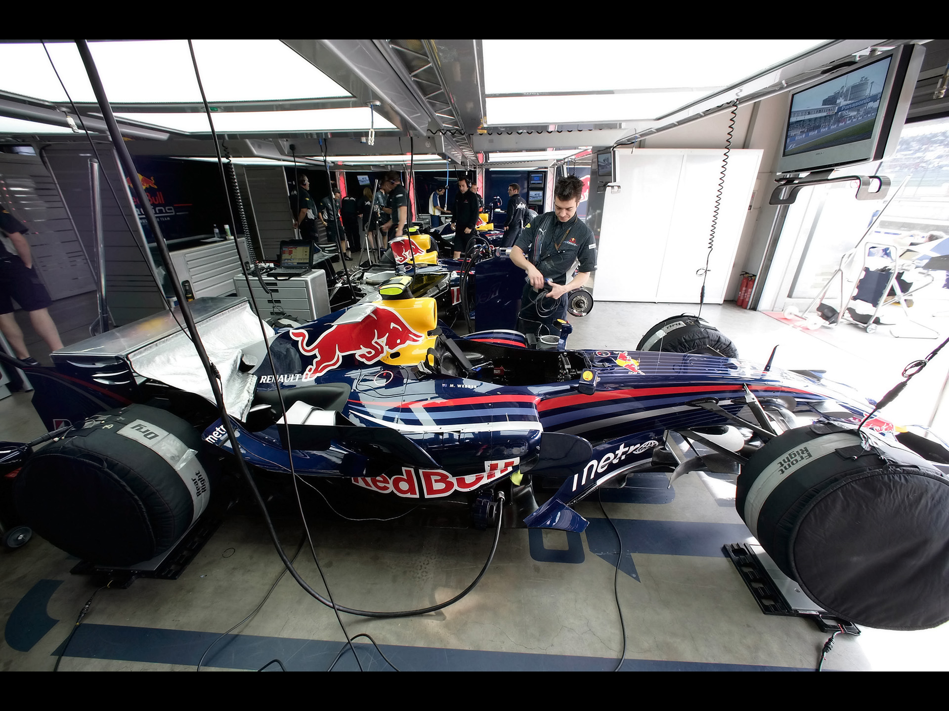 Red Bull F1 Car Garage