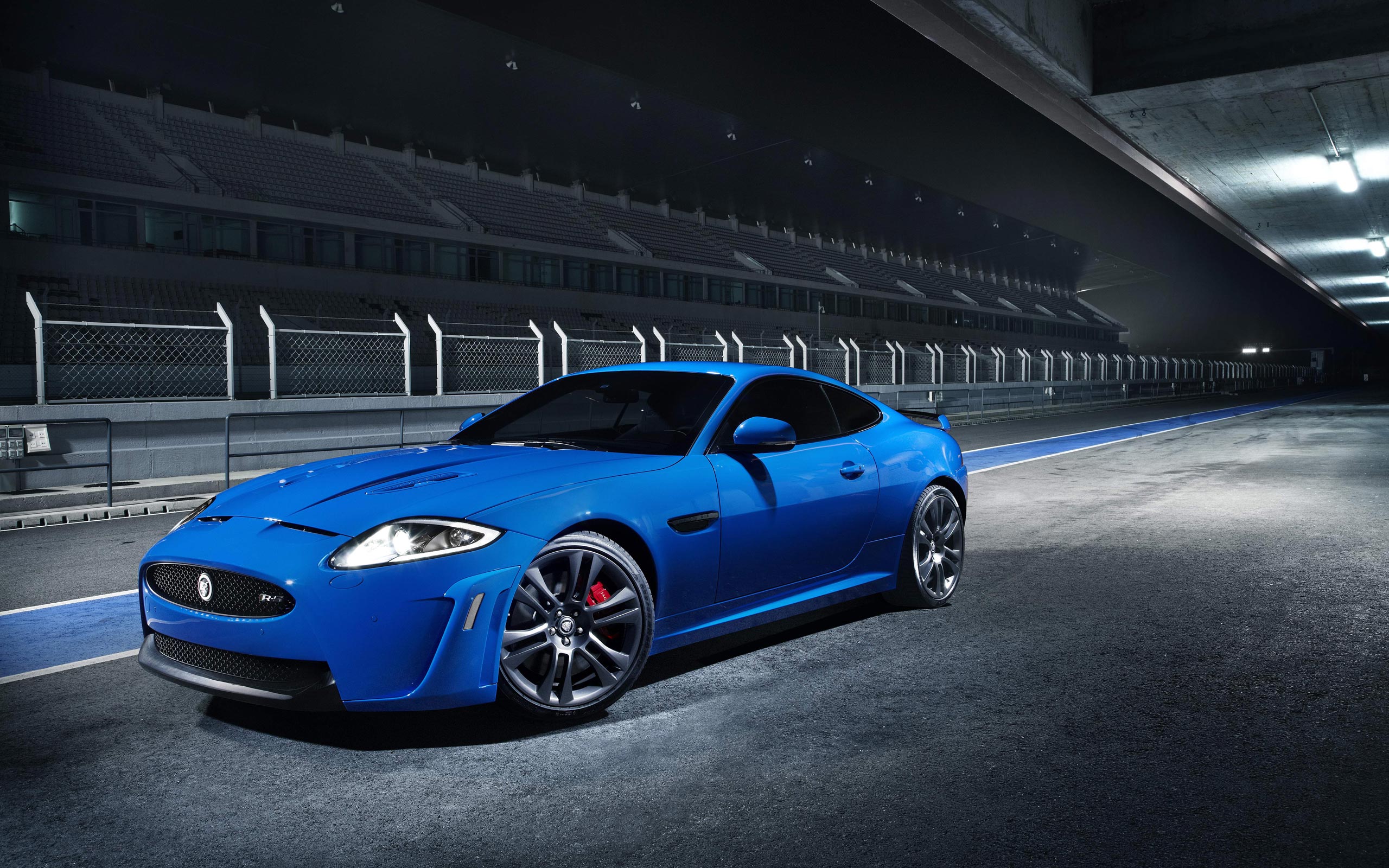 Jaguar Xkr Blue Car Free Hd Wallpapers 2560x1600px