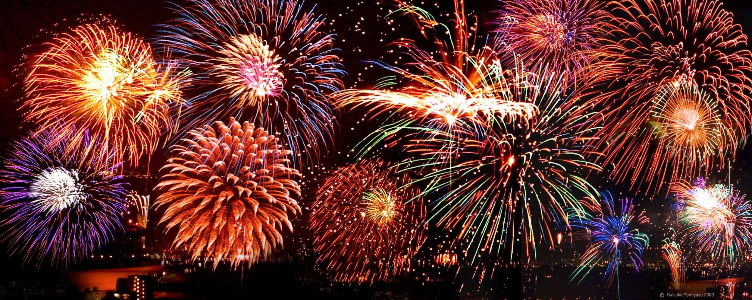 Fireworks New Year Desktop Wallpaper