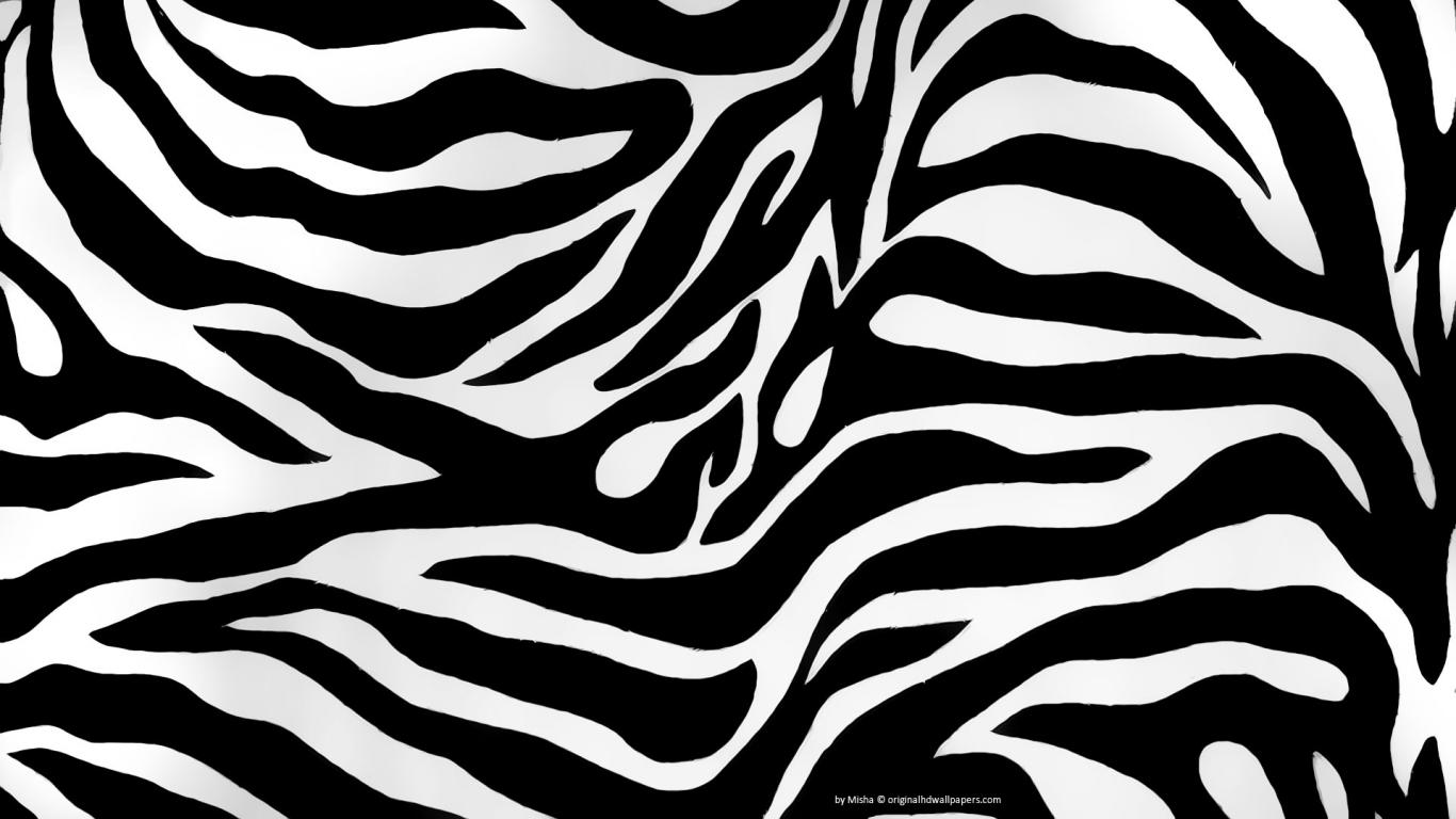 Zebra Print Desktop Wallpaper