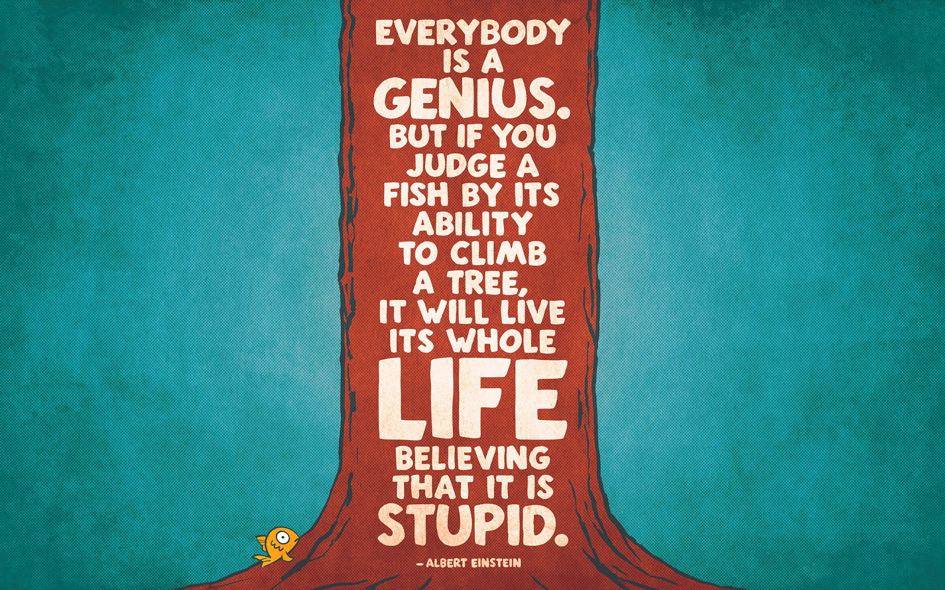 Genius albert einstein quote wallpaper 1920x1200 10542