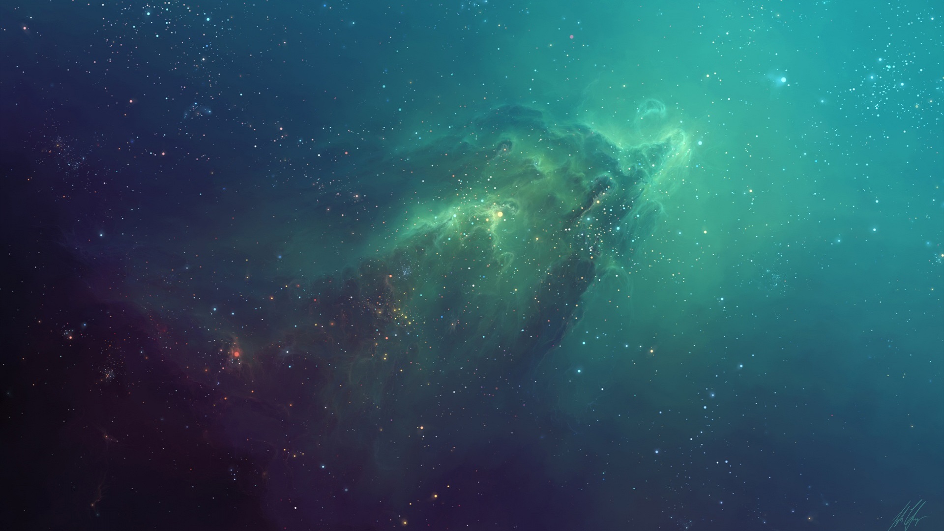 Ghost Nebula Wallpaper