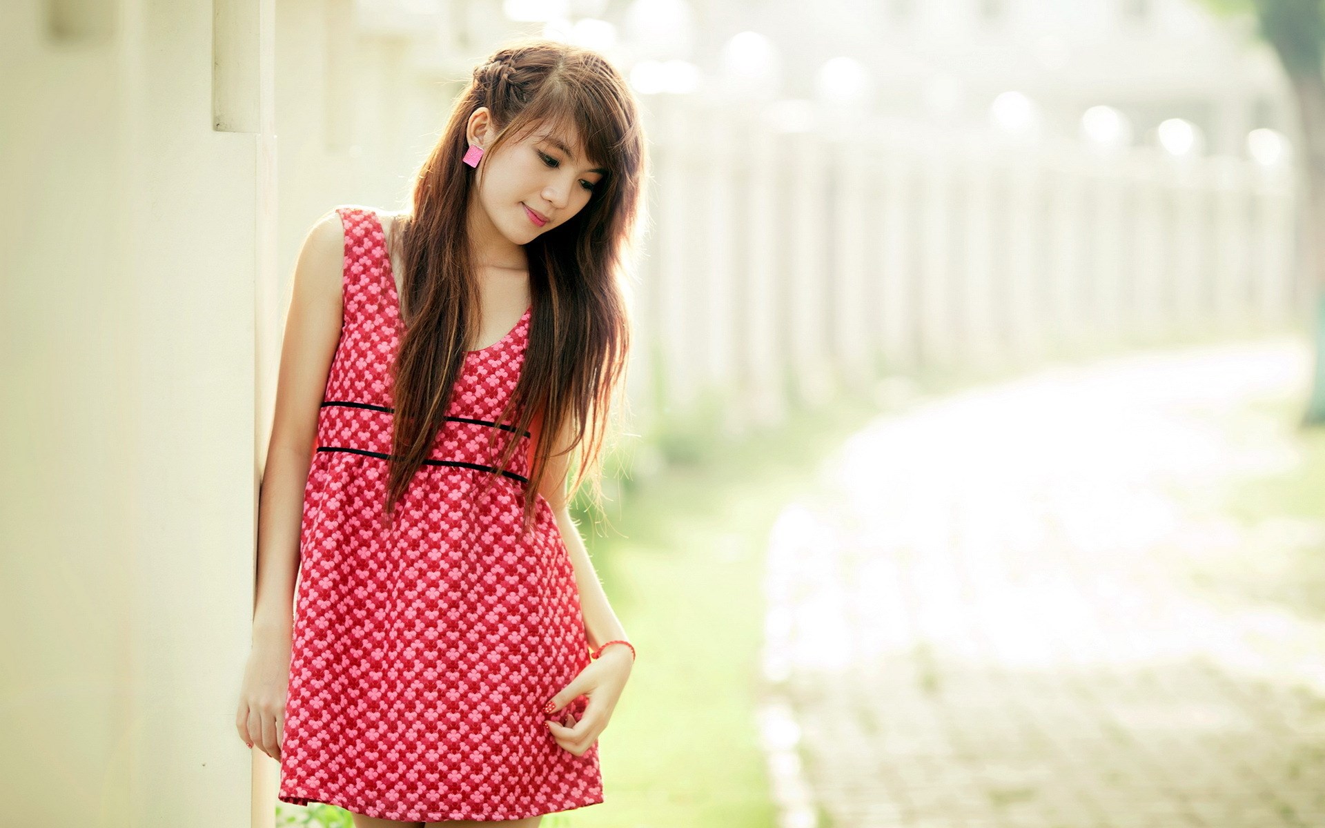 Girl Asian Dress Mood