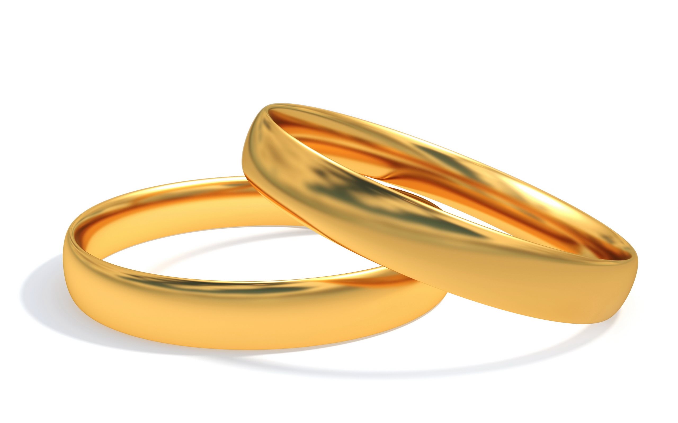 2014 3d gold wedding rings