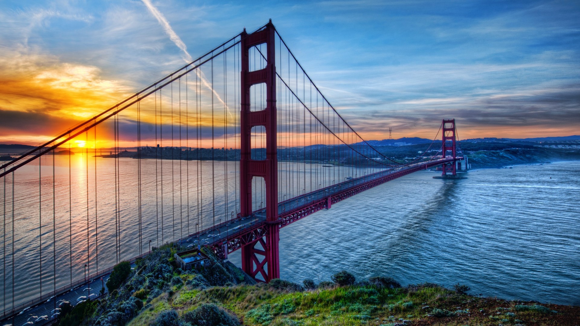 HDR Golden Gate Wallpaper
