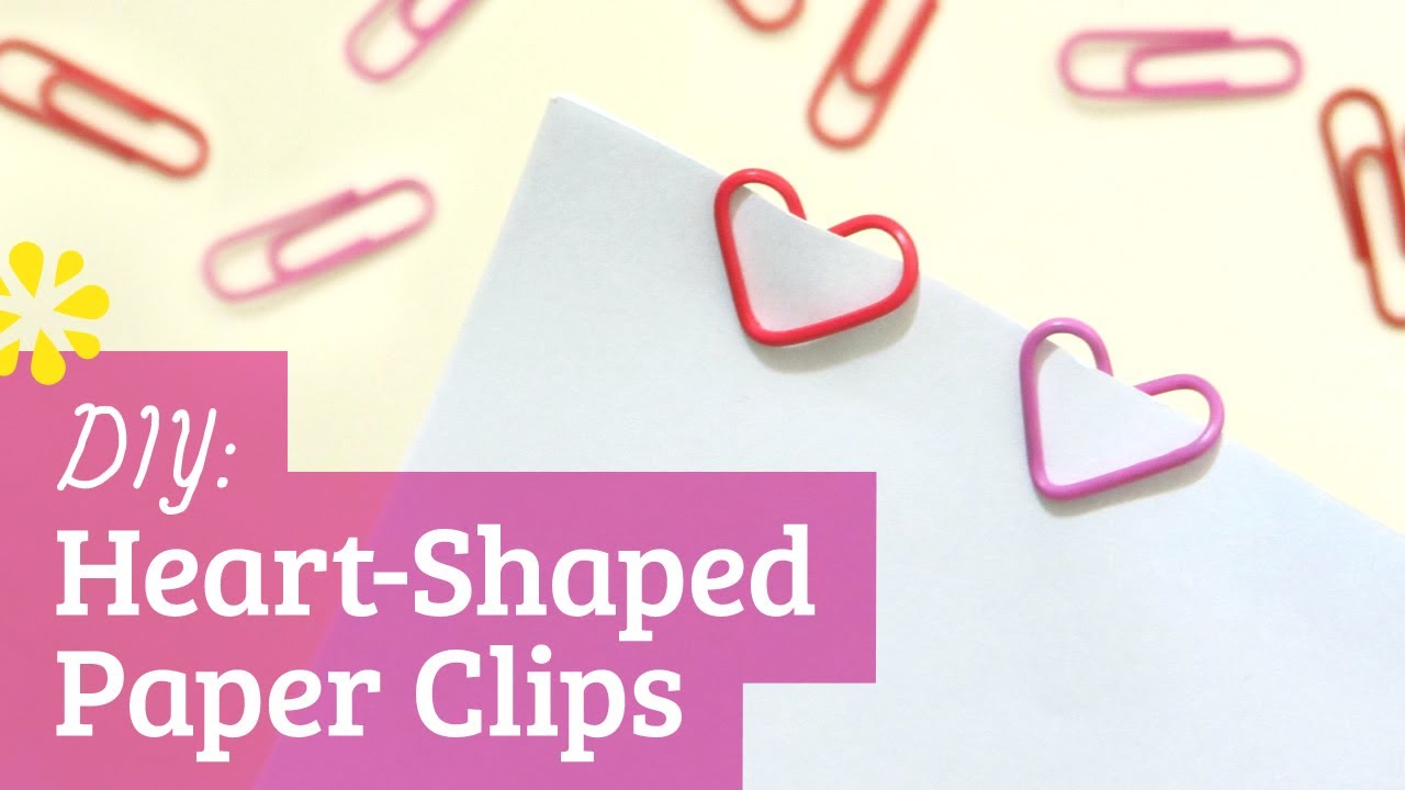 Heart paperclip