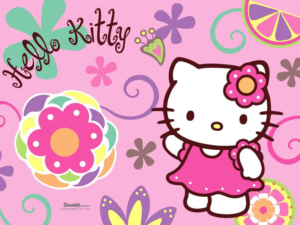 Hello Kitty Wallpapers, Pink Flower, Color, Fun Stuff, Google Search, Hello Kitty Images, Flower Children, Desktop Wallpapers, Hello Summer