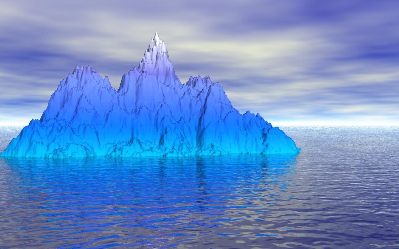 blue iceberg amazing wallpaper