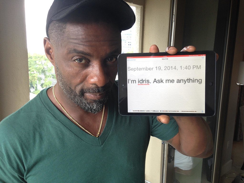 Idris Elba Did an AMA, and Now We're in Love