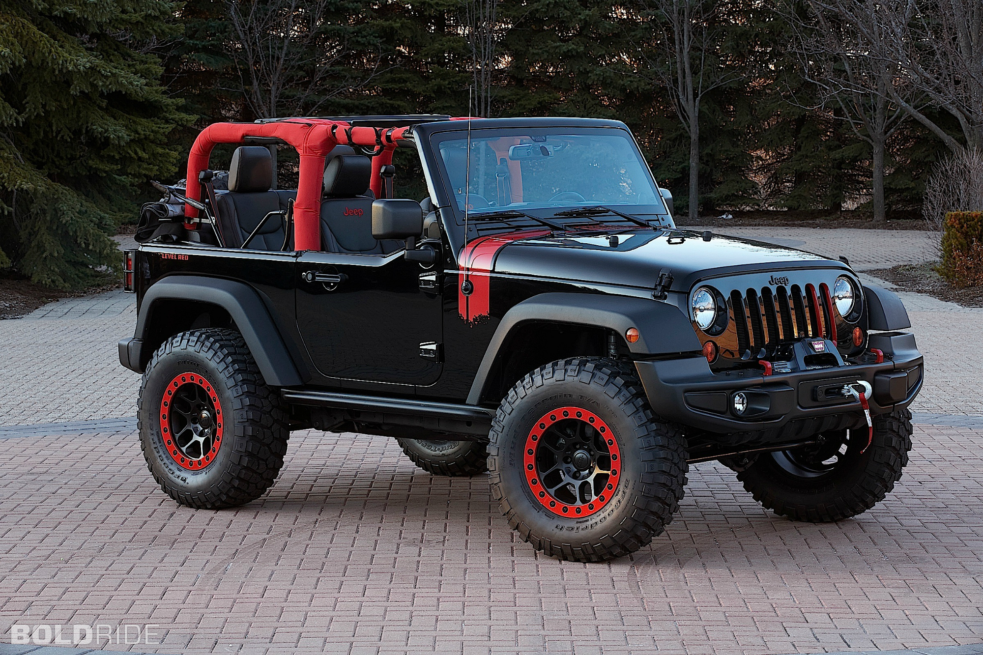 2014 Jeep Wrangler Level Red Concept 1600 x 1200