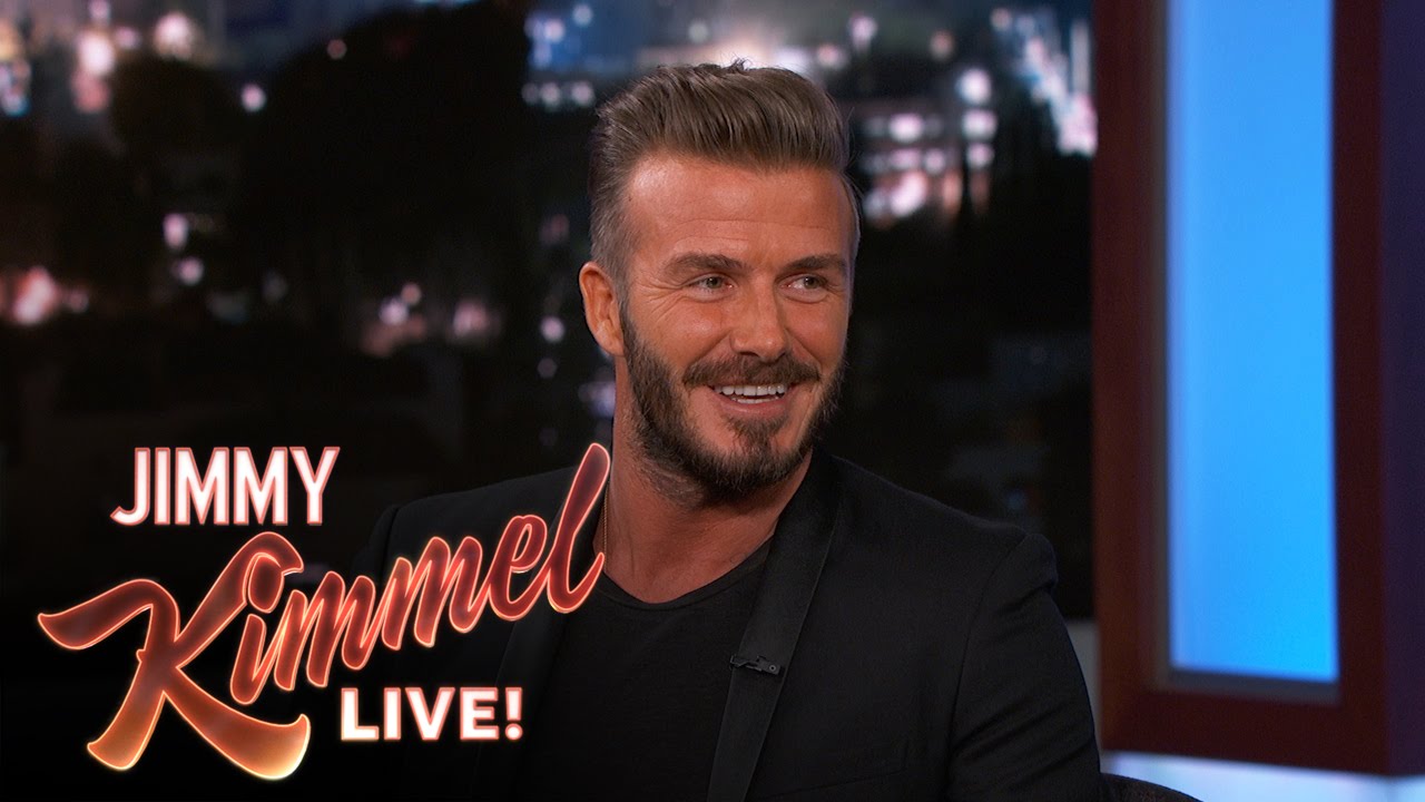 David Beckham on Retirement. Jimmy Kimmel Live