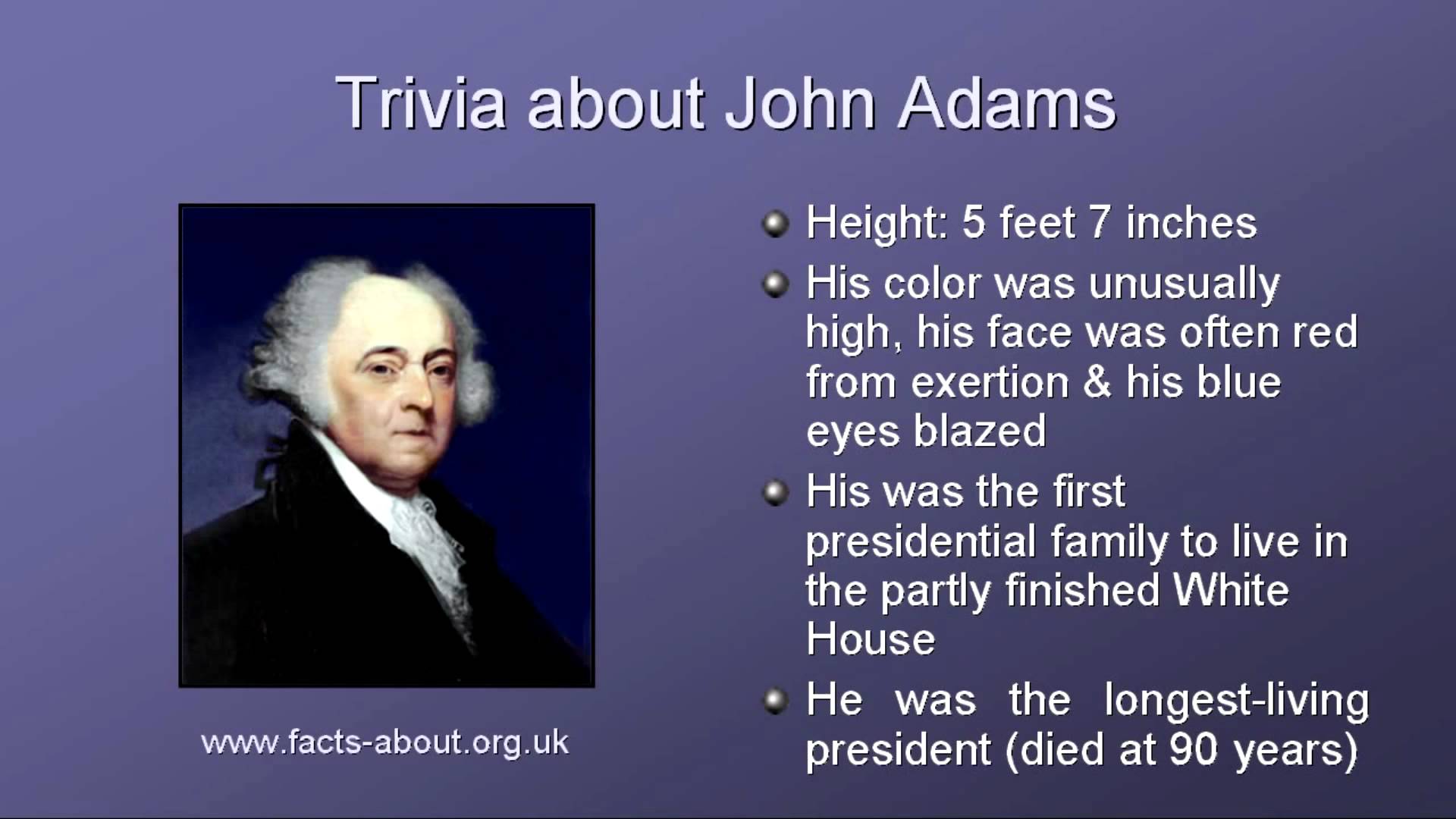 President John Adams Biography