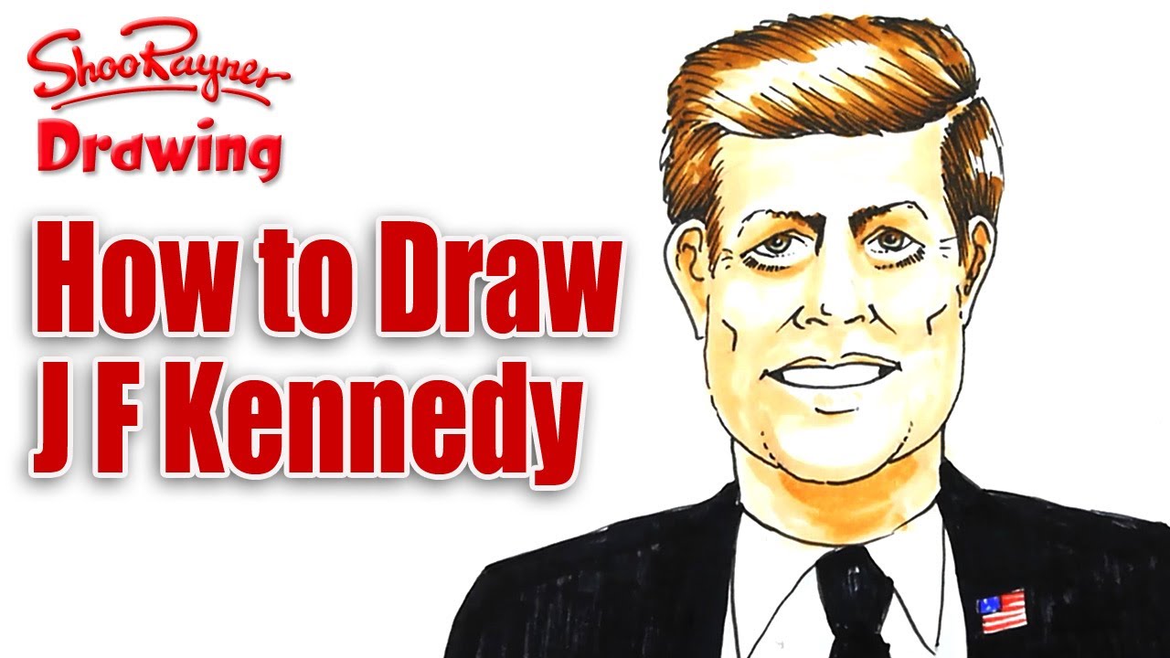 How to Draw John F Kennedy Spoken Tutorial