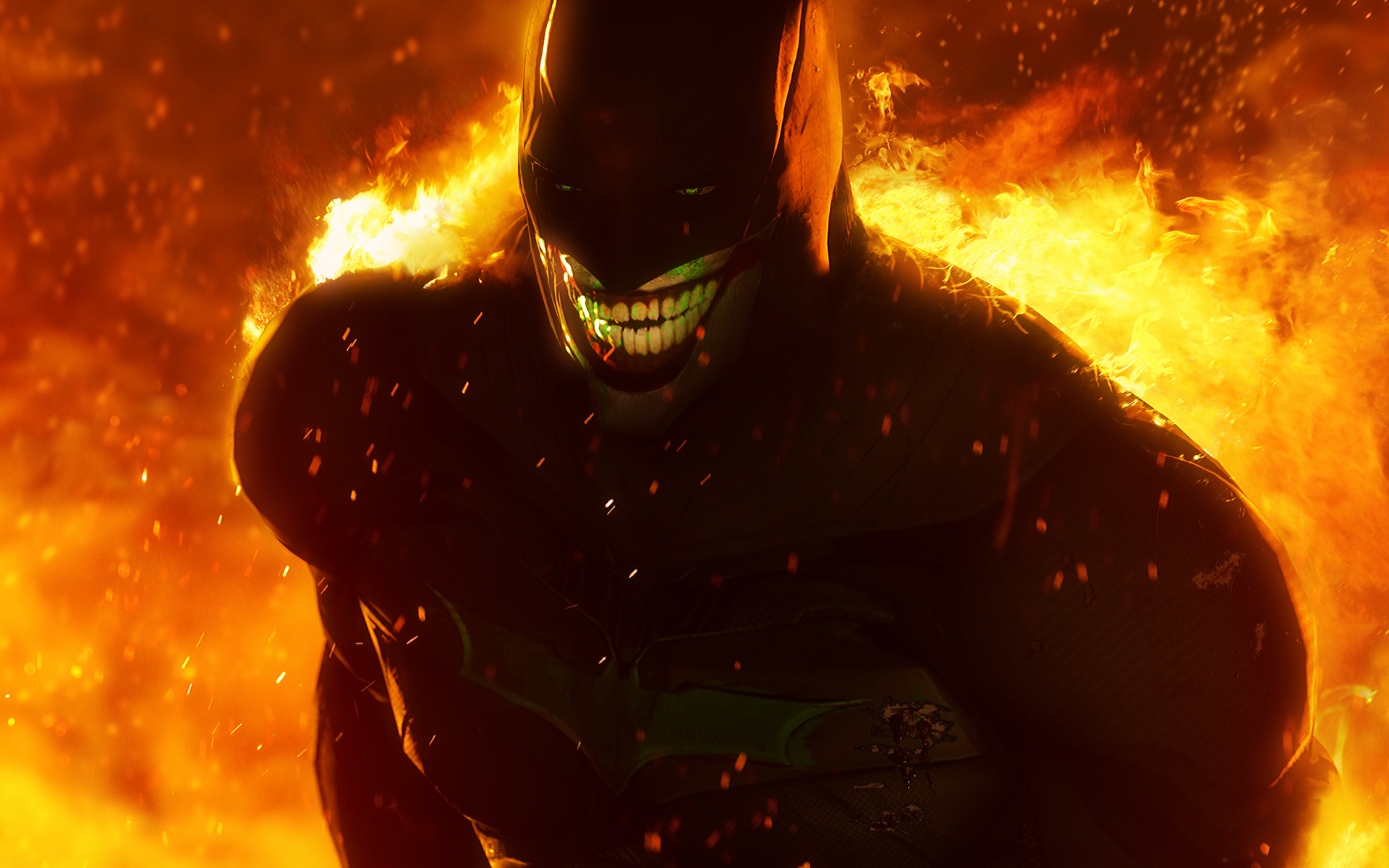 Jokerized batman
