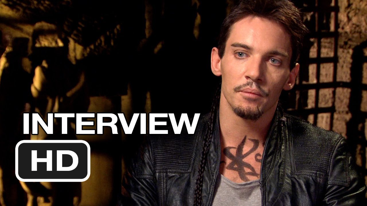 The Mortal Instruments: City of Bones Interview - Jonathan Rhys Meyers (2013) - HD
