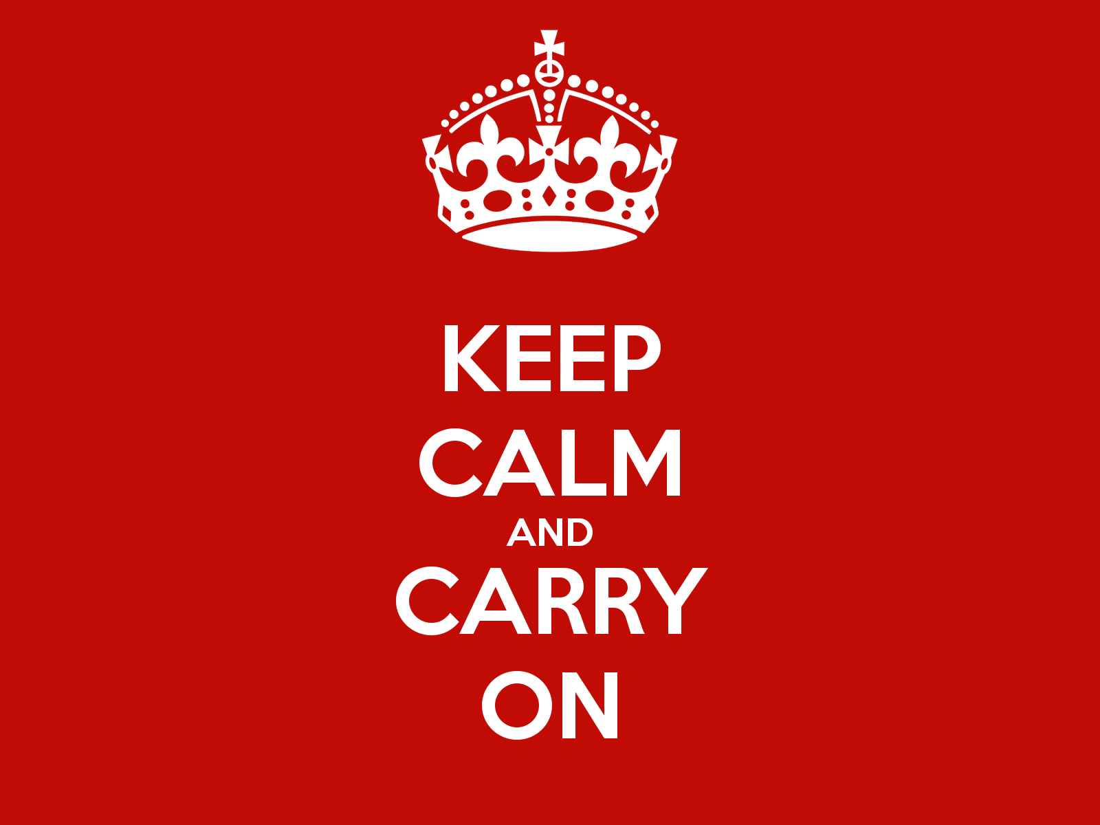 origin of keep calm and carry on