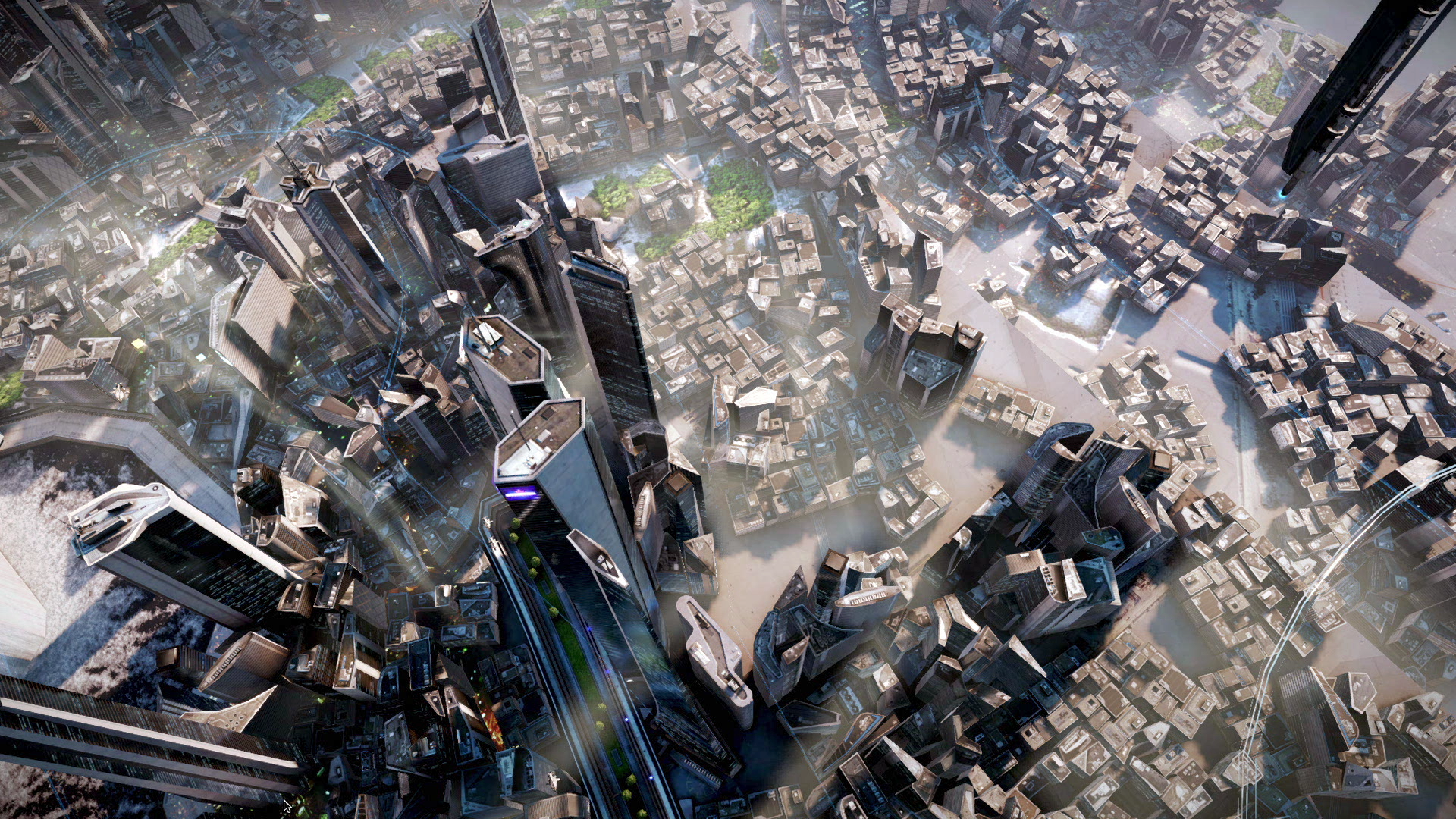 Killzone: Shadow Fall's opening fly-by shot makes for incredible viewing, with a seemingly limitless draw distance. The city sprawl effect is achieved in ...