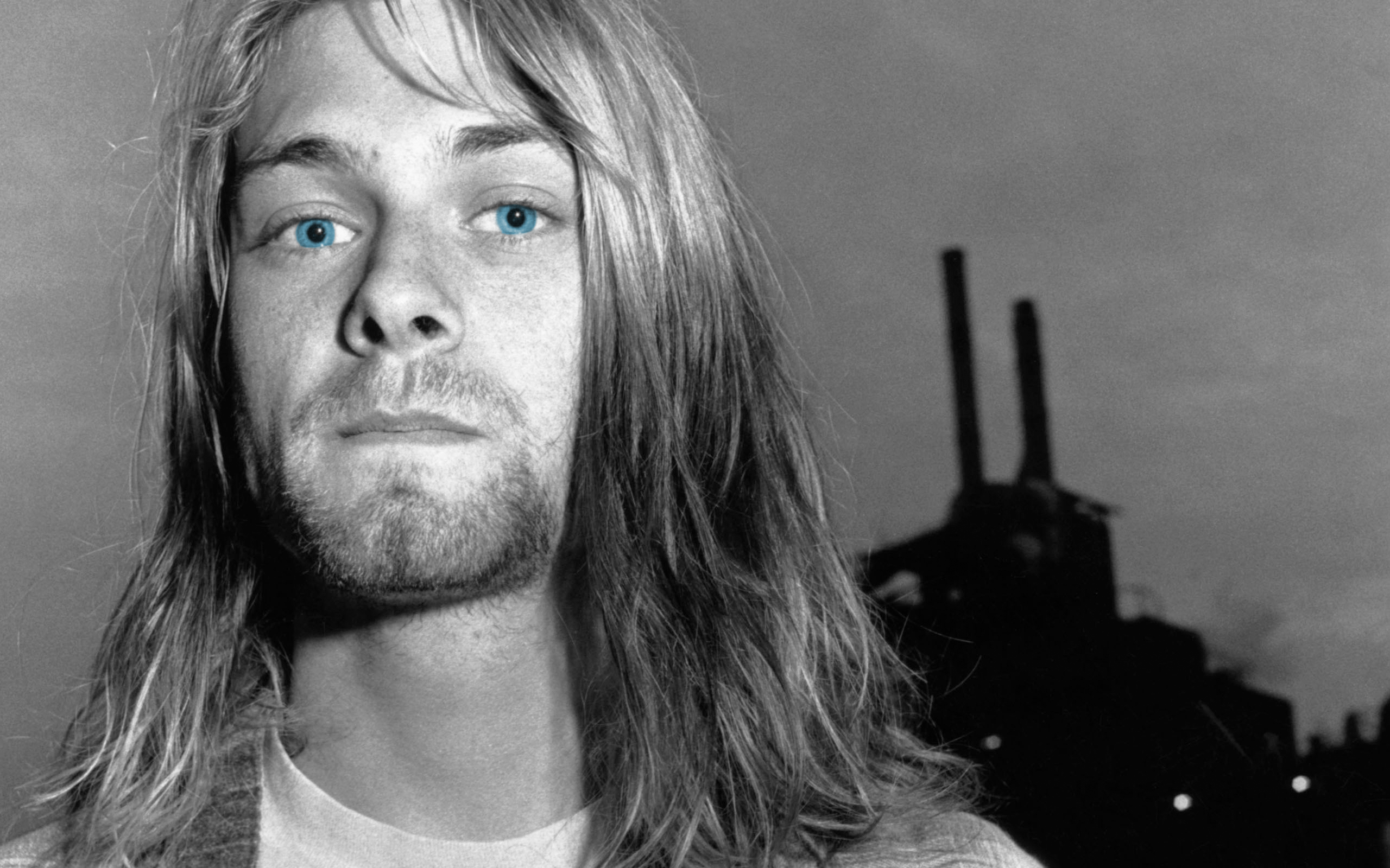 Kurt Cobain Nineties Nirvana blue eyes men