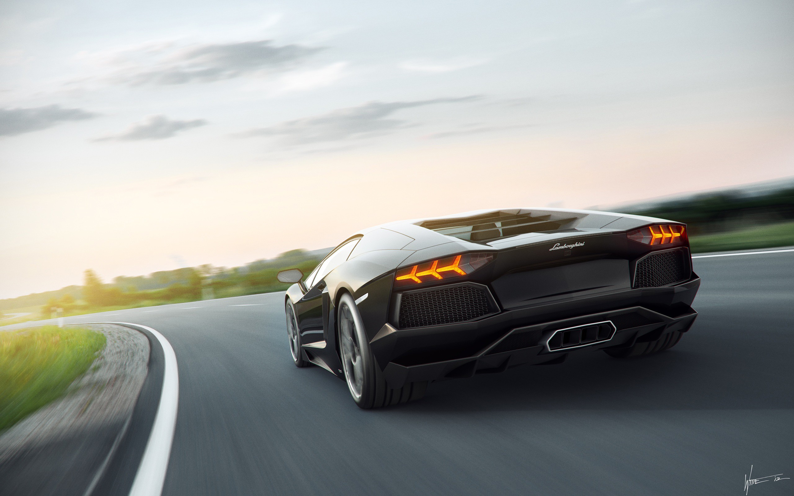 Lamborghini Driving