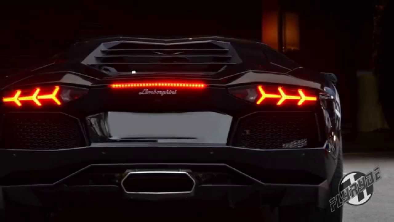 Concept Lamborghini Aventador Headlight and Tail Lights