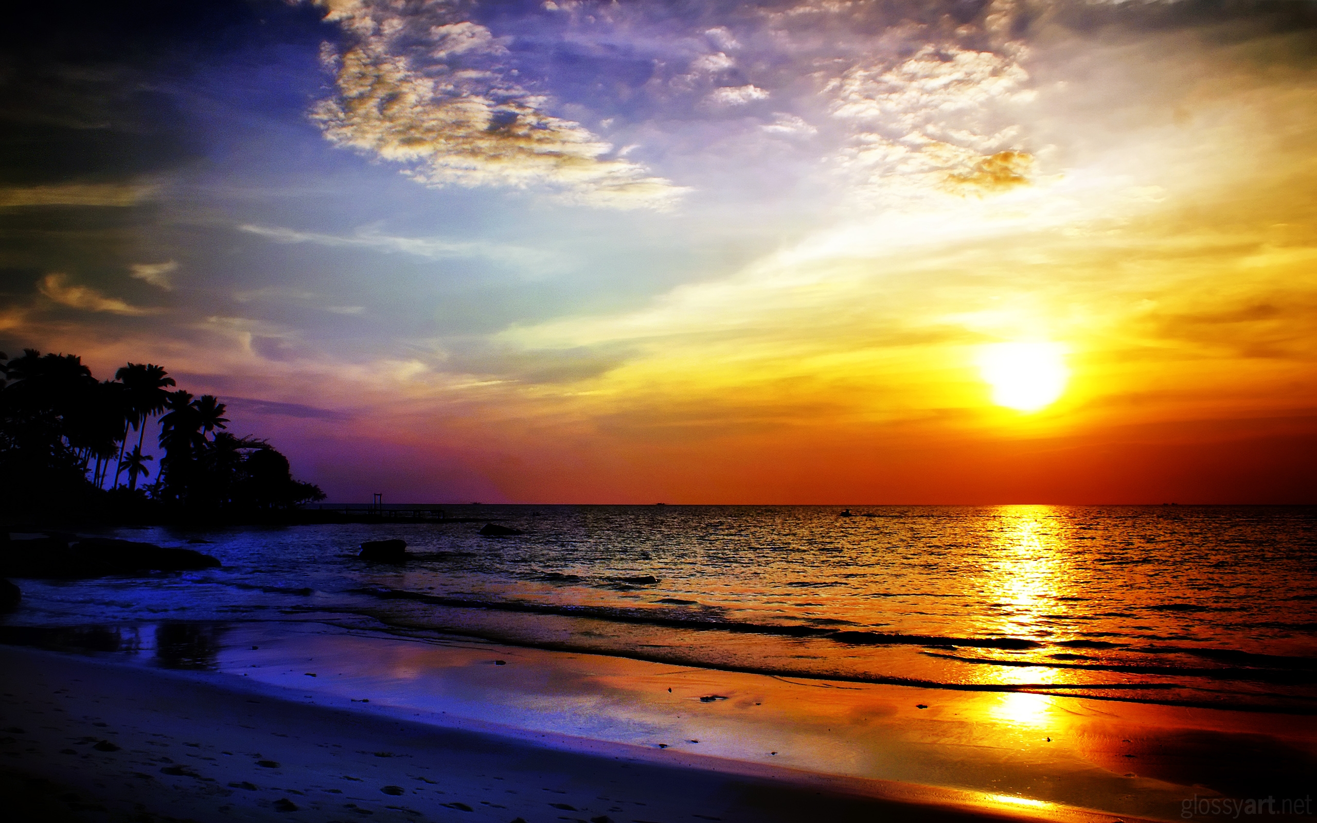 Sea Sunset Landscape