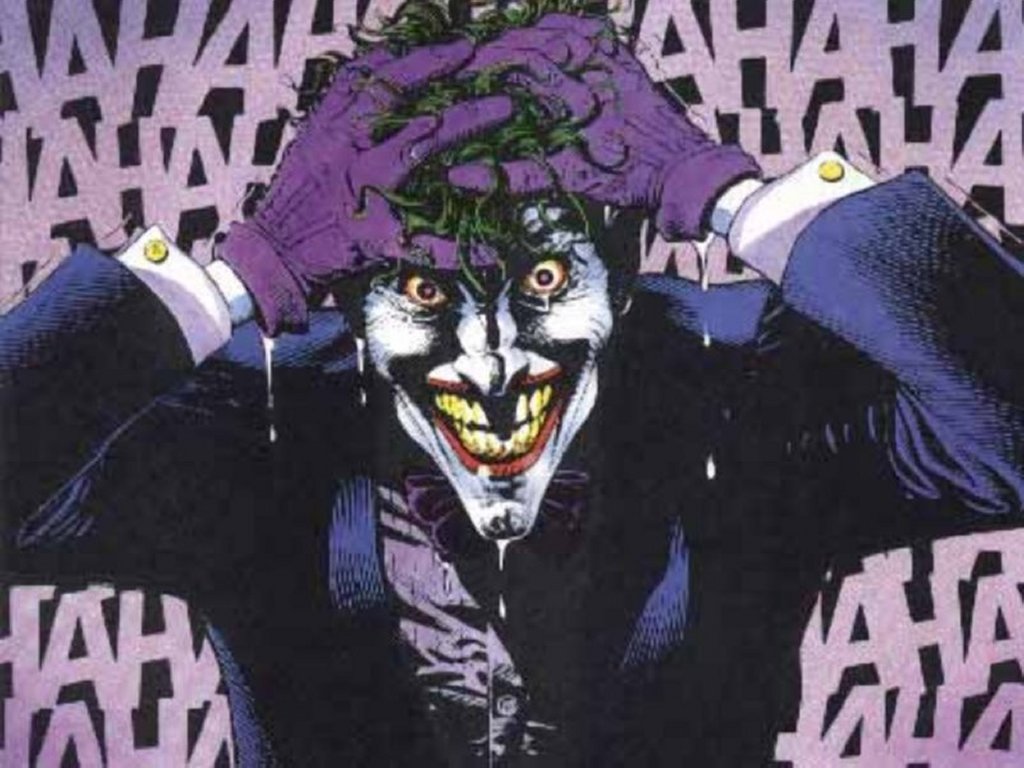 Comics Wallpaper: Joker Laughing