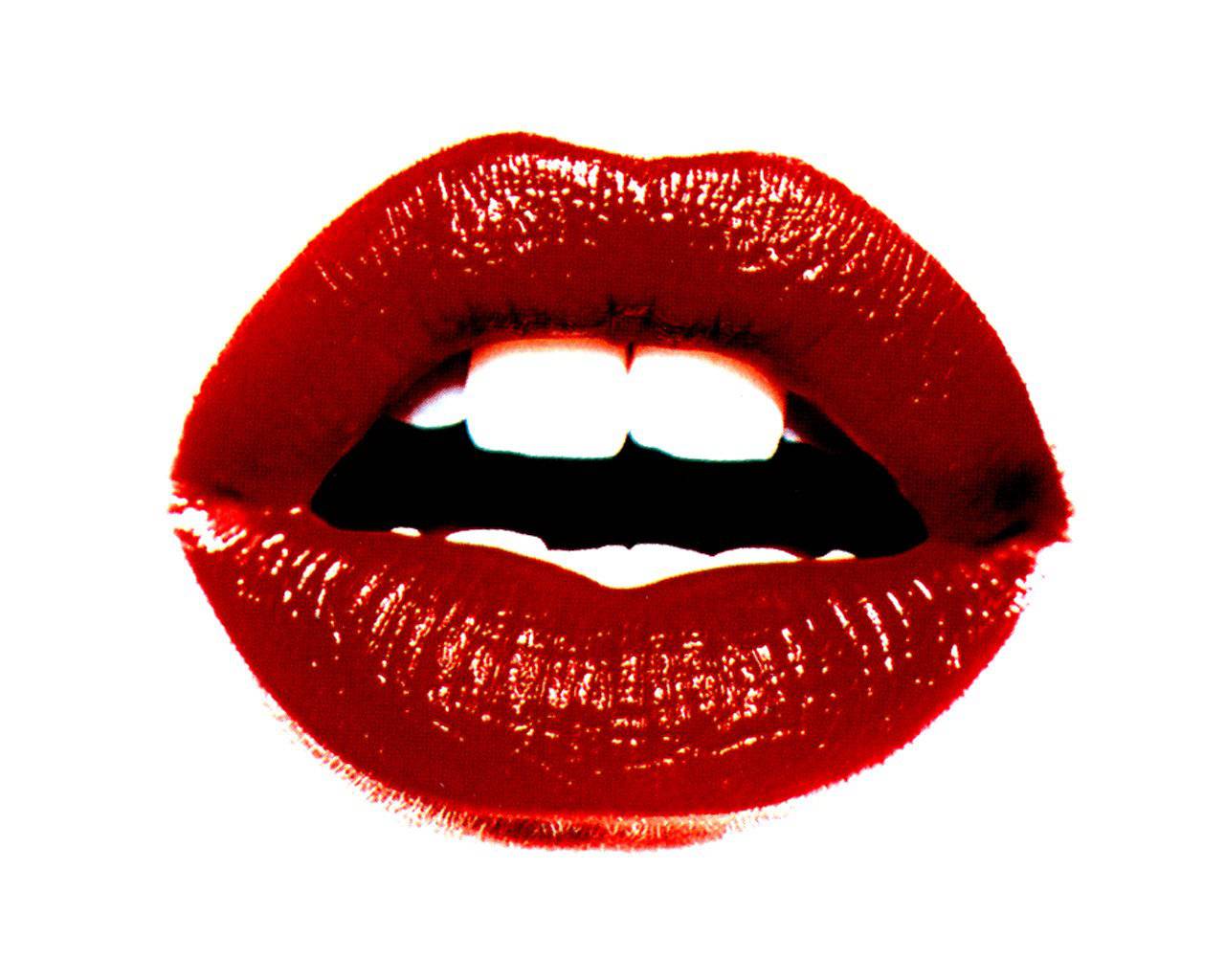 red lips wallpaper