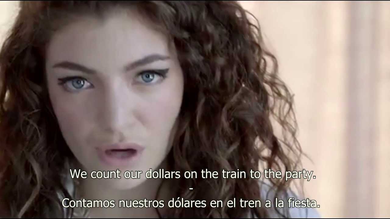 Lorde - Royals [W/ Lyrics][Subtitulado al Español] VEVO