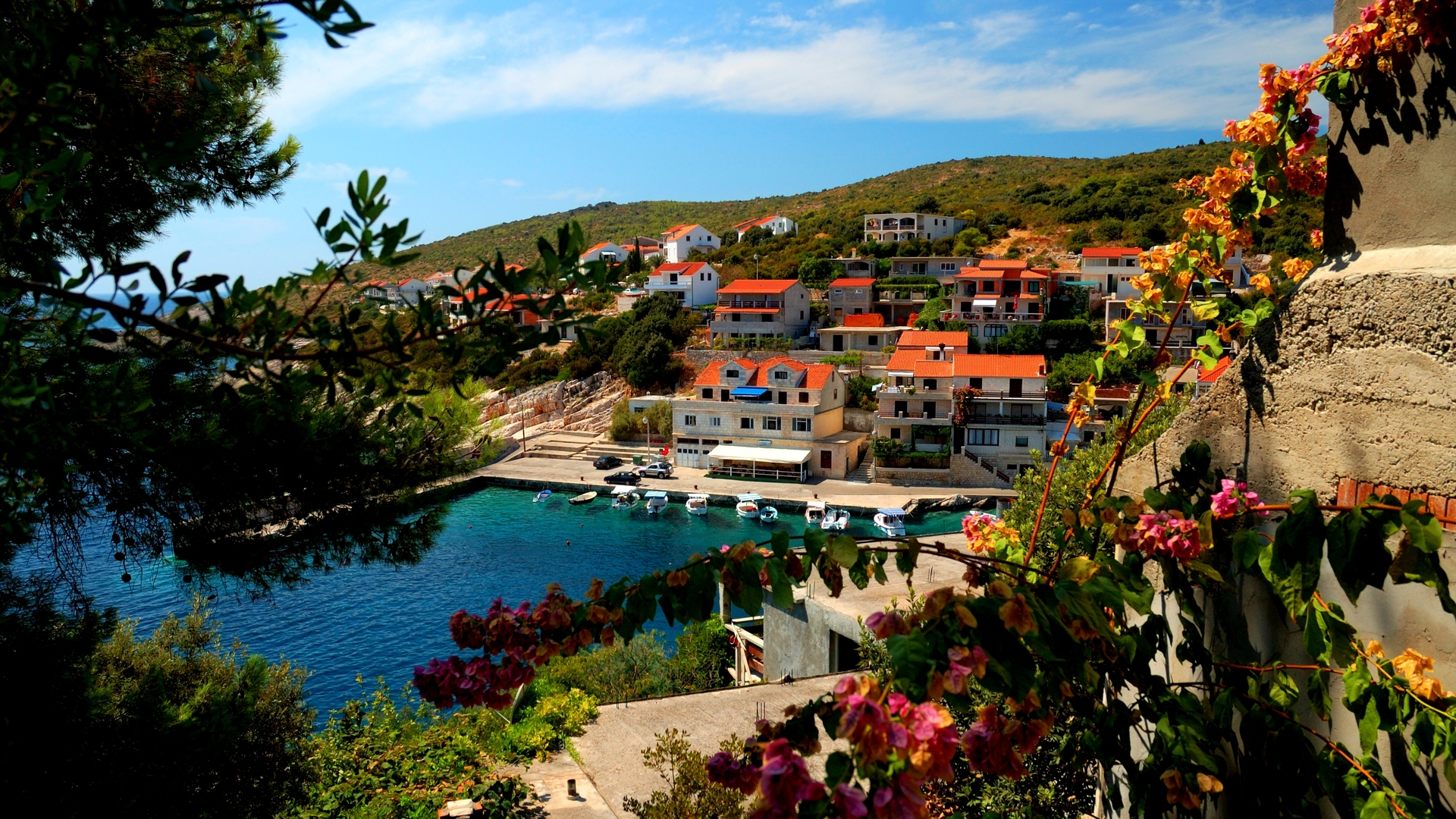 Lovely Town On Korcula Isl In Croatia Hd Desktop Background HD wallpapers