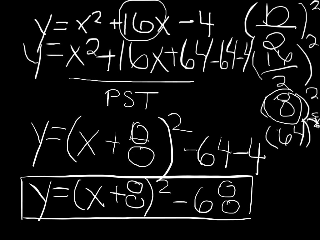 An image from one of the Explain Everything videos made by students of David Gomes' Grade 11 math class at Essex District High School on Mar. 27, 2013.