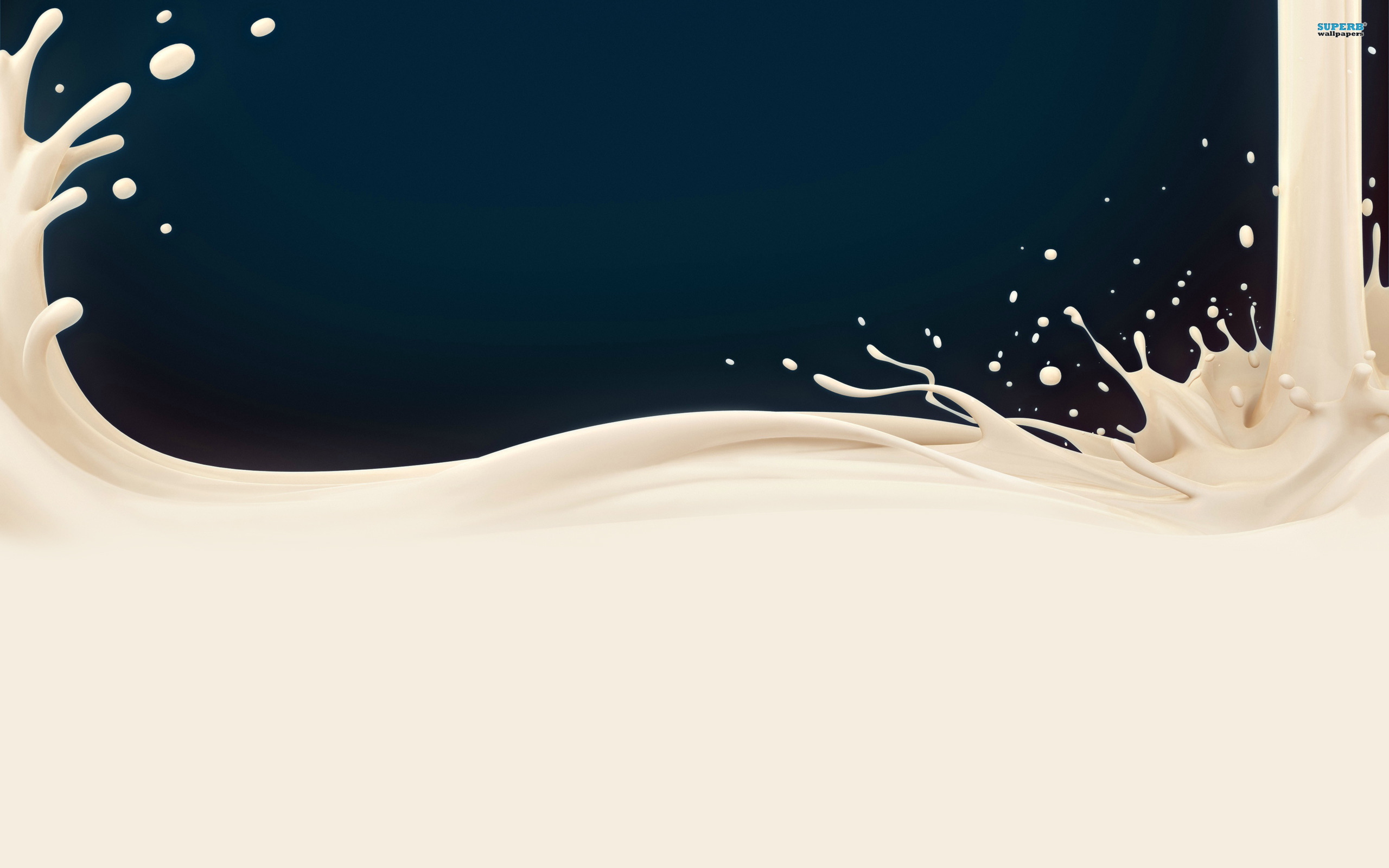 Splashing milk wallpaper 2560x1600 jpg