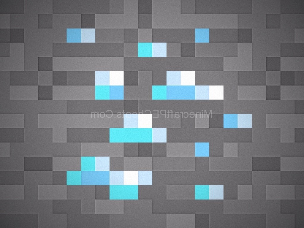 Minecraft Diamond Block Texture Wallpaper