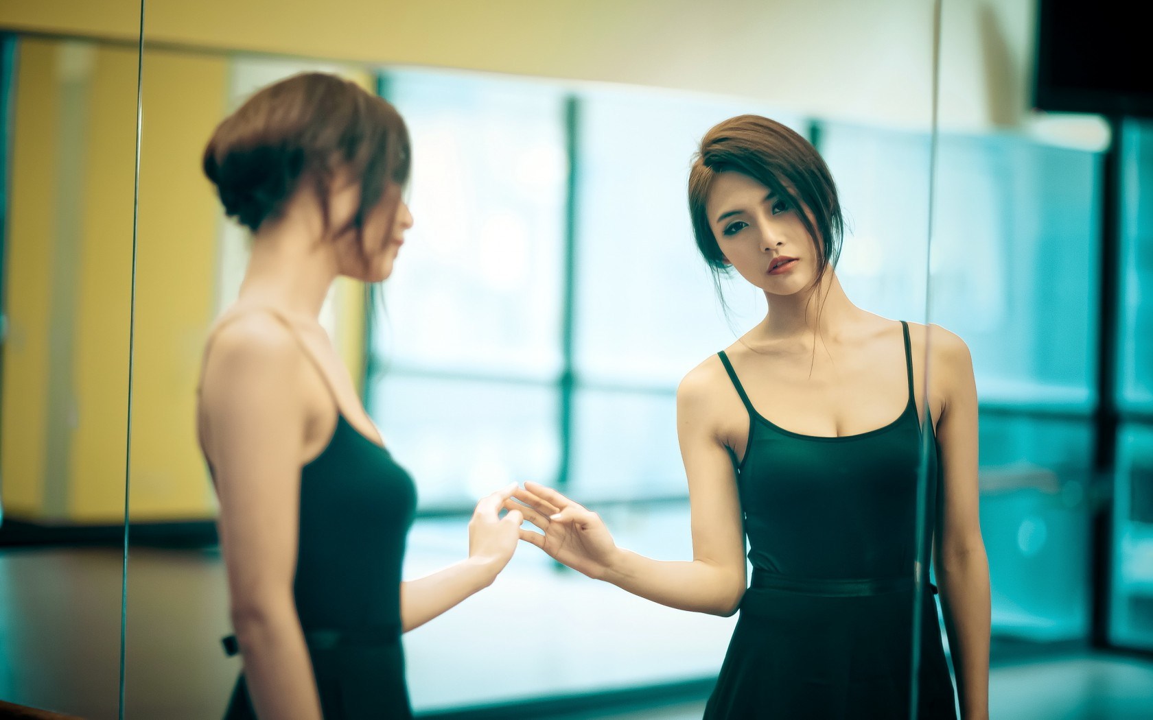 Beautiful Girl Mirror