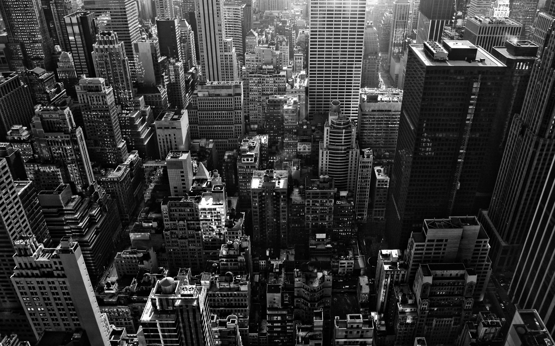 New York Modern Wallpapers Black and White